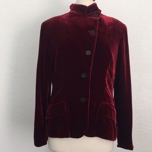 Ralph Lauren velvet like jacket